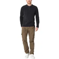 TIMEZONE Herren Cargo Hose REGULAR BENTZ Regular Fit Carmello Minimal 6408 Normaler Bund Reißverschluss W 36 L 34