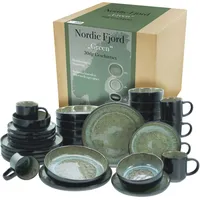 CreaTable Nordic Fjord Kombiservice 30-tlg. grün