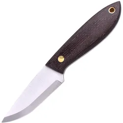 Brisa Bobtail 80-Bison micarta 12C27 Scandi Sheath Bobtail 80 Kydex - Flat BRS-033-9955-11515