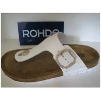 ROHDE Zehentrenner für Damen, weiß, 39 EU