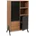 Mendler HWC-O40 Hochschrank 138 x 79 x 40 cm natur MDF/Metall
