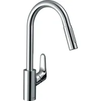 Hansgrohe Focus M41 Einhebel-Küchenmischer 240, Eco, 2 Strahlarten, sBox, Chrom,