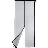 Apalus VP Fliegengitter Tür, Magnet Insektenschutz Balkontür 100x210 cm, 2 x Langlebiger als der Apalus Klassiker, Katzenkrallen Sicher, Stärkere Magneten, 3.8 cm Breites Klettband, Nicht Kürzbar