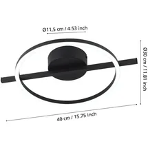 EGLO LED Deckenleuchte Amandolo 17W, 1900 lm, 2700-6500K, CCT