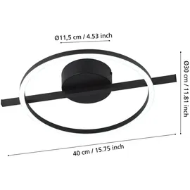 EGLO LED Deckenleuchte Amandolo 17W, 1900 lm, 2700-6500K, CCT