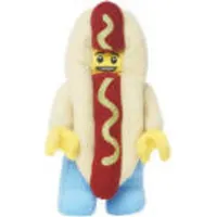 LEGO Hot Dog Plüschfigur 22 cm Großformat Minifigur mit aufgestickten Details