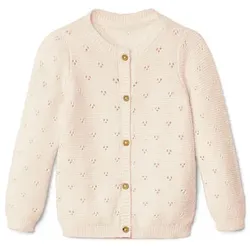 Tchibo - Kinder-Strickjacke - Weiss - Baby - Gr.: 110/116 - weiß - 110/116