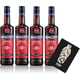 Ramazzotti 4er Set Amaro 1815 0,7L (30% vol) Kräuterlikör aus Italien Milano -