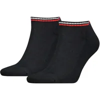 Tommy Hilfiger 2er Pack TOMMY HILFIGER Iconic Sneakersocken 003 - black 39-42