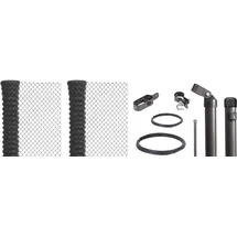 GAH Alberts Alberts Maschendrahtzaun Höhe 100 cm, Gesamtlänge: 15 - anthrazit-metallic |