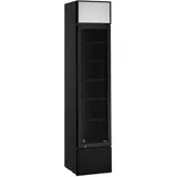 METRO PROFESSIONAL Schlanker Getränkekühlschrank GSC2133B, Metall/Glas, 39 x 47.5 x 188 cm, 133 L, statische Kühlung, 200 W, mit Schloss, schwarz