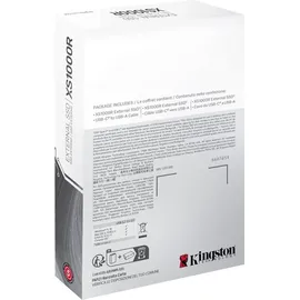 Kingston XS1000 Portable SSD rot, 2TB, USB-C 3.1 (SXS1000R/2000G)