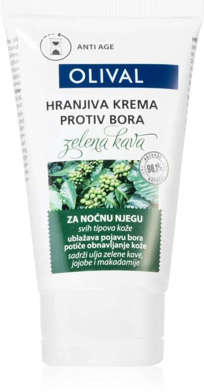 Olival Green Coffee nährende Creme gegen Hautalterung 50 ml