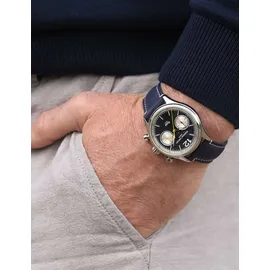 Frederique Constant Classics Vintage Rally Healey Chronograph Edelstahl 42 mm FC-397HNS5B6