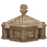 Nemesis Now Harry Potter Schmuckkästchen, Hogwarts, Lunchbox, Gold,