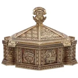 Nemesis Now Harry Potter Schmuckkästchen, Hogwarts, Lunchbox, Gold,