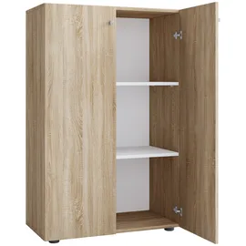 VCM Lona Aktenschrank 70 x 40 x 110 cm braun