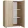 VCM Lona Aktenschrank 70 x 40 x 110 cm braun