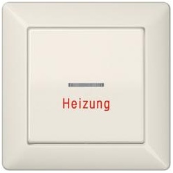 Jung Wippe mit " Heizung" , volle Platte (weiß)