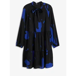 bonprix bedrucktes Kleid, schwarz, 40
