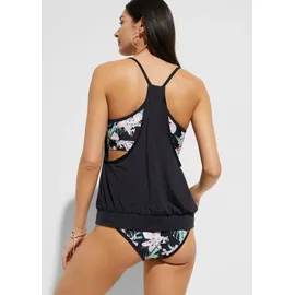 bonprix Tankini Damen Schwarz 48