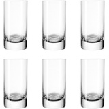 LEONARDO Easy+ Schnaps-Gläser, 6er Set, spülmaschinenfeste Shot-Gläser, Schnaps-Becher aus Glas, Stamper, Gläser-Set, 5 cl, 50 ml,