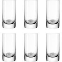 LEONARDO Easy+ Schnaps-Gläser, 6er Set, spülmaschinenfeste Shot-Gläser, Schnaps-Becher aus Glas, Stamper, Gläser-Set, 5 cl, 50 ml,