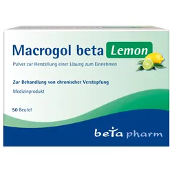 Macrogol beta Lemon 50 St Pulver zur Herstellung einer Lösung zum Einnehmen