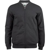 Clique Premium Bio-Baumwoll Sweatjacke Herren 955 - anthrazit meliert S