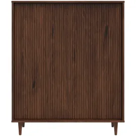 OTTO home Malmedy Highboard 100 x 120 x 38 cm Braun