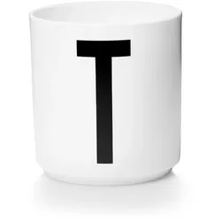 Design Letters - AJ Porzellan Becher T, weiß