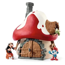 Schleich Die Schlümpfe Schlumpf Haus mit 2 Figuren 20803