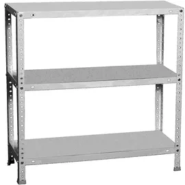 Simon Rack Metallregal 1000 x 900 x 400 mm Silber