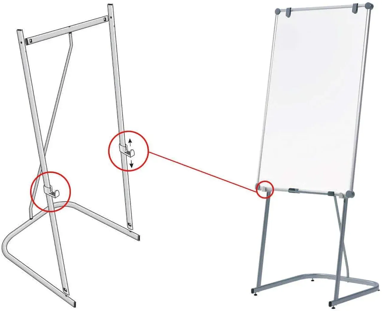 Boardhalter für Mobiles Whiteboard 2000 MAULpro