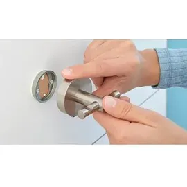 Tesa WC-Garnitur MOON Silber/Weiß 1 St.