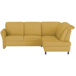 Polstermöbel Oelsa Ecksofa  Mallorca ¦ gelb ¦ Maße (cm): B: 258 H: 92 T: 198.0