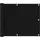 75 x 400 cm schwarz Oxford-Gewebe