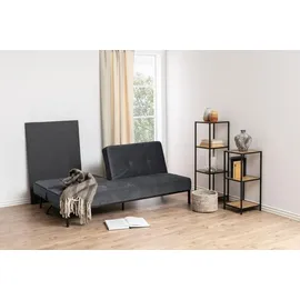 Actona Schlafsofa Perugia Stoff Grau Dunkelgrau