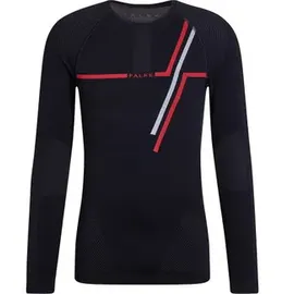 Falke - 130 Years Longsleeved Shirt Herren schwaz - schwarz