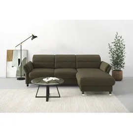 sit&more Eckcouch Federkern 3-Sitzer Grün