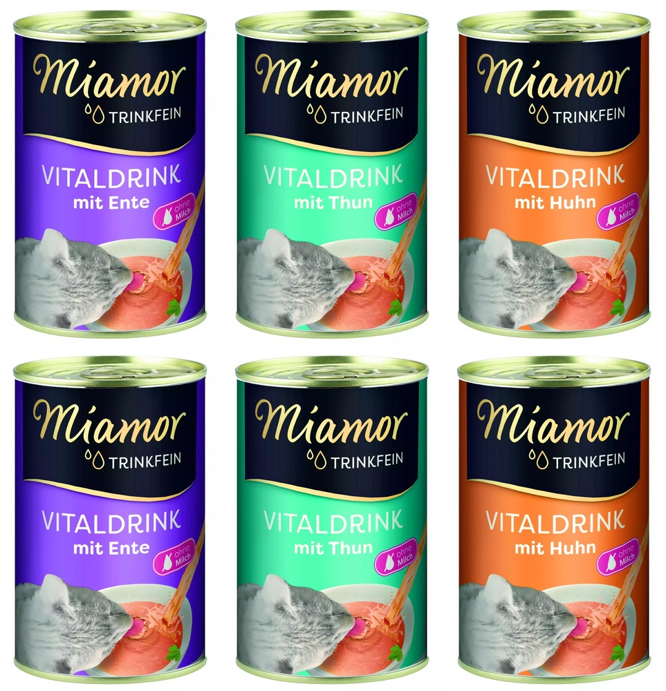 Miamor VitalDrink Geschmacksmischung 6x135ml (Rabatt für Stammkunden 3%)