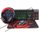 Ultron Hawk Gaming Kit 4in1 Set, USB, DE (303150)