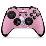 DeinDesign Skin kompatibel mit Microsoft Xbox One X Controller Folie Sticker Hello Kitty Offizielles Lizenzprodukt Einhorn