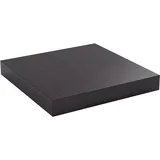 Impuls Küchen Arbeitsplatte 4 cm stark, in vielen Breiten, passend zu allen Serien, von vier Seiten ummantelt grau 45 cm x 4 cm x 60 cm