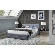 aea Design-Bett 140 x 200 cm Grau