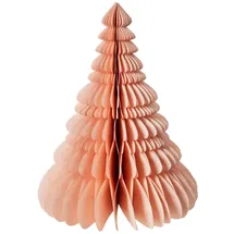 Broste Copenhagen Baum Papier mit Silberglitzer Dusty pink