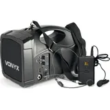Vonyx ST012 tragbares PA Funk-System Body-Check-Mikro SMT USB BT MP3 12 Vdc Akku