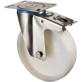 BS Rollen Lenkrolle HS120.B14, m.Totalfestst. m.Platte, Ø125, B45mm, 700kg