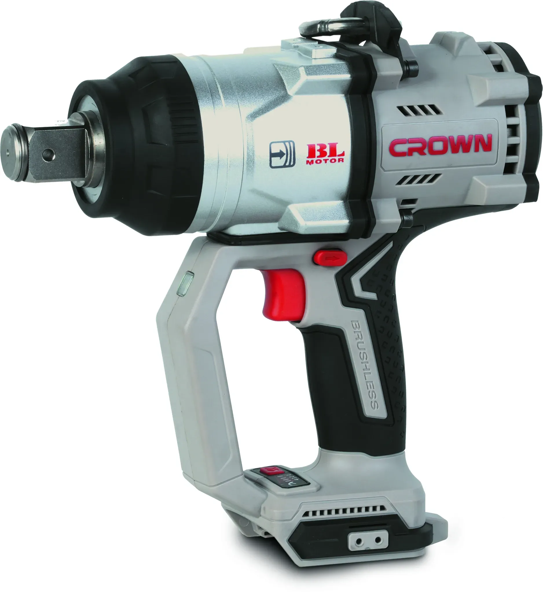 CROWN Akku Schlagschrauber 20 V 2200 Nm 1 Vierkantaufnahme vibrationsarm