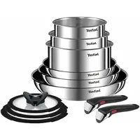 Tefal Ingenio Emotion Topf-Set 11-tlg. 3 x Kochtopf + 3 x Pfanne + 3 x Glasdeckel + 2 x Griff